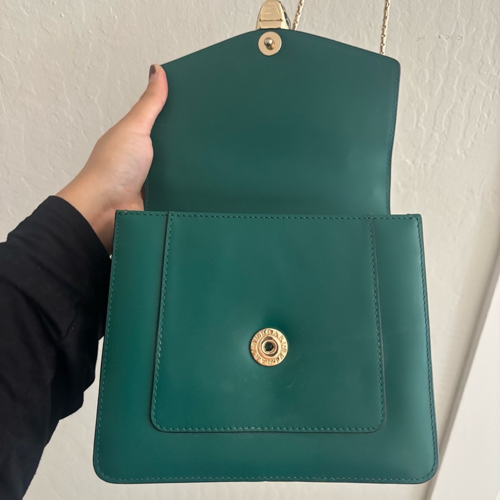 Bulgari serpenti forever handbag in green - Picture 4 of 16